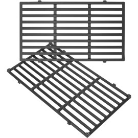 For Weber, Weber Spirit 200 Series, Spirit E-210 S-210,, Spirit II 210 Series (2017 and Newer), Gas Grills (with Front-Mounted Control Panels) 17.5" Cast Iron Grill Grates Grids Parts for Weber Spirit E210 S210 E220 S210