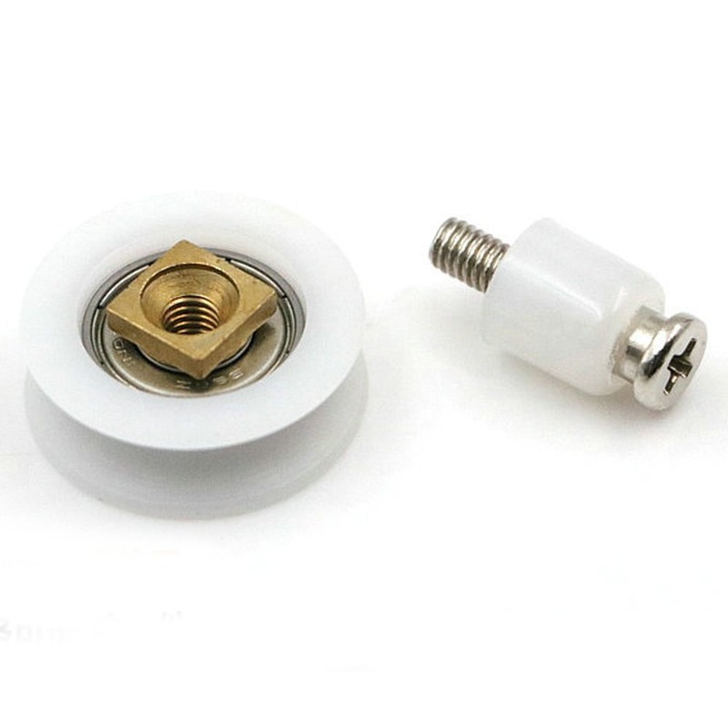 YUANQIAN 8 x Rollers for Shower Cubicles, V-Grooves, YQ-1027