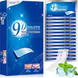 42 Pares-84 Tira Tiras Blanqueadoras De Dientes, Tiras para Blanquear los Dientes, Elimina Manchas y Blanquea Dientes Rápidamente, Bandas Dentales para una Sonrisa Brillante (42, Modelo estándar)
