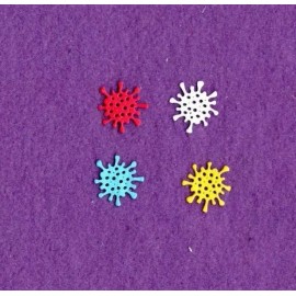 Unbranded GERM # 2  die cuts scrapbook cards