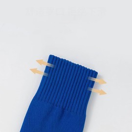 3 Pairs Unisex Football Sock Sleeves Soccer Shin Guards Non Slip Team Leg Sock Training Shin Pad Sleeves for Kids White Red Royal Blue