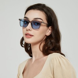 Gtand Unisex Vintage Retro Square Style Tinted Sunglasses For Men Women Fashion Rectangle Sun Glasses 52mm