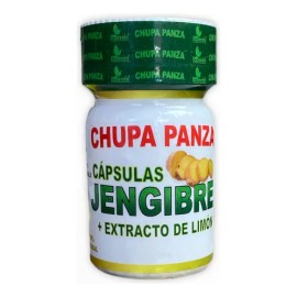 Chupa Panza Jengibre Extracto De Limón 20 Cápsulas Sin Sabor