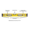 Swanson Tool BBL240 24-Inch Box Beam Level (Yellow)