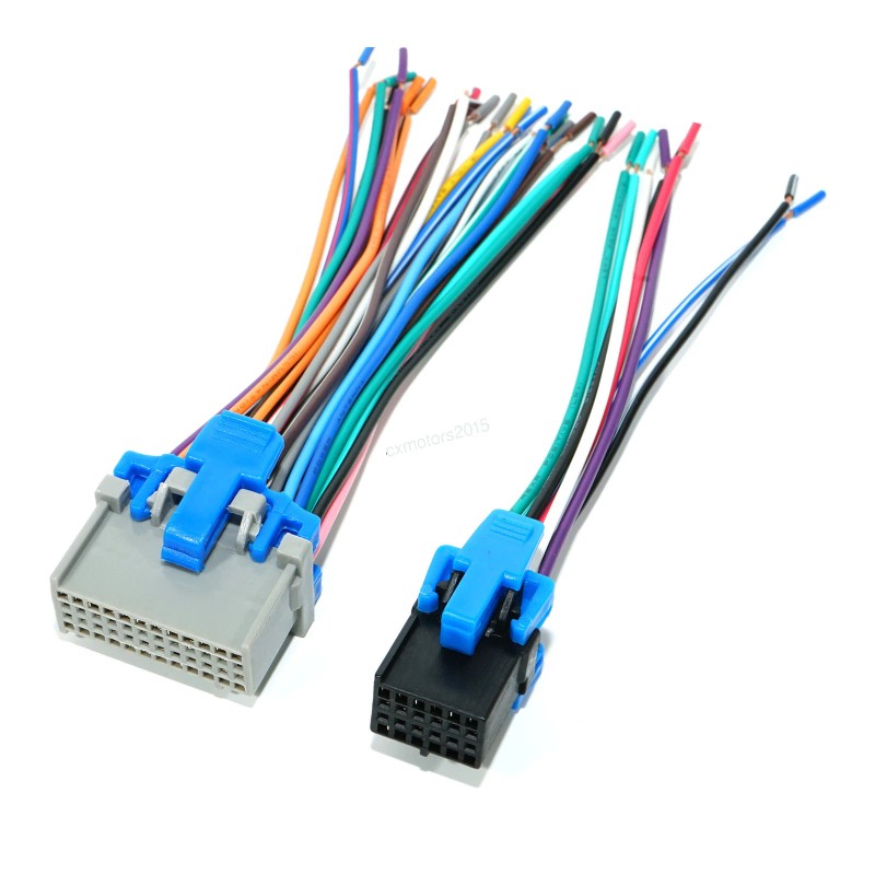 RED WOLF Car Factory Radio Stereo Wiring Harness Adapter For