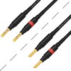 WORLDS BEST CABLES 8 Foot WBC-GOLD-LOCAP-SPKR-14 AWG - Low-Capacitance -