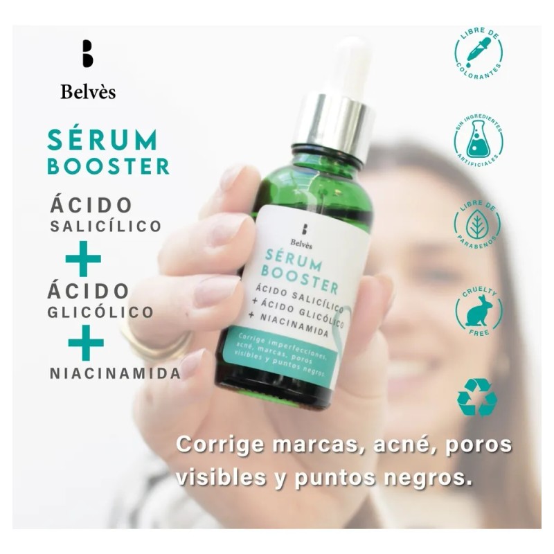 3 Pack Belves Serum Faciales Acido Hialuronico Gilcolico Tipo De