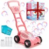 Bubble Machine Lawn Mower for Kids Bubble Blower Machine -