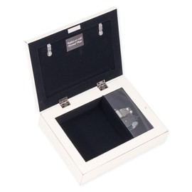 Cottage Garden Granddaughter Ivory Music Box/Jewelry Box Plays You Light Up My Life