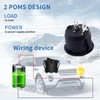 Toggle Switch 12 V Switch, Rocker Switch On/Off Lockable with