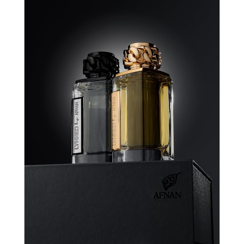 Afnan Lynked Freedom (Black) For Men Eau De Parfum, 3.4