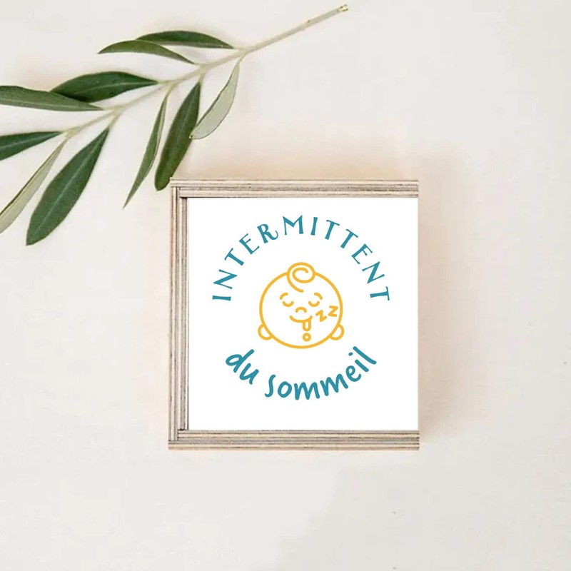 Box aus Holz – Intermittierende Schlaf-Intermittierende Witz für Babys (11