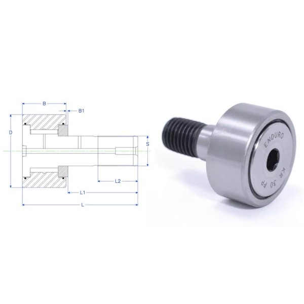 Enduro KR 40 PP KR series cam follower roller bearing