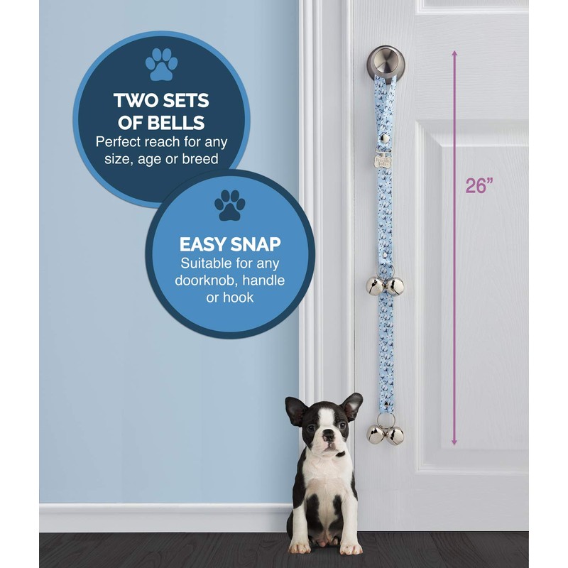 PoochieBells Verified Potty Training Dog Doorbells, Simple and Effective Puppy