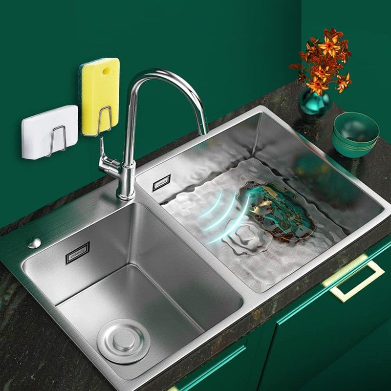 SENLIXIN Sponge Holders for Kitchen Sink Adhesive Sponge Holder Sink