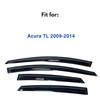 IG Window Visor for Acura TL 2009-2014, Rain Guard Tape-On