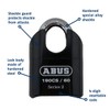 ABUS 190CS/60 High Security Solid Steel Combination Padlock, Closed Shackle
