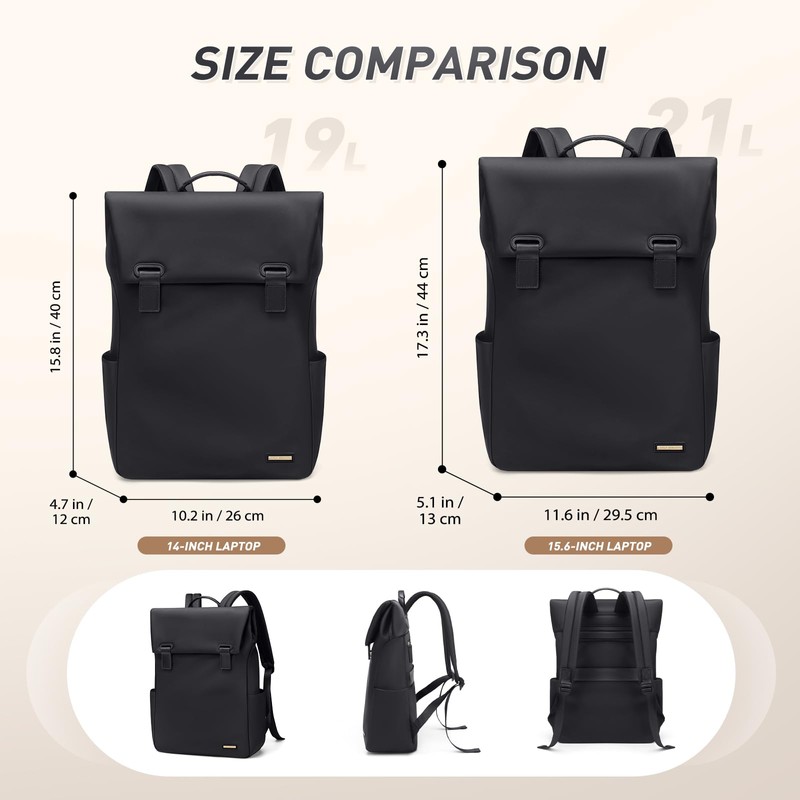 GOLF QUALITY Women Laptop Backpack Computer Backpacks Carry On Waterproof