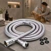 Shower Hose Extra Long 79 Inch, Stainless Steel Handheld Shower
