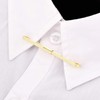 3PCS Shirt Collar Clips Necktie Tie Clips Clip-on Collar Bars