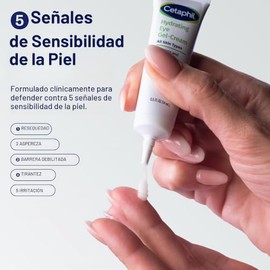 Cetaphil - Crema hidratante en gel para ojos con cido hialurnico, diseada para hidratar, iluminar y suavizar profundamente la zona debajo de los ojos 