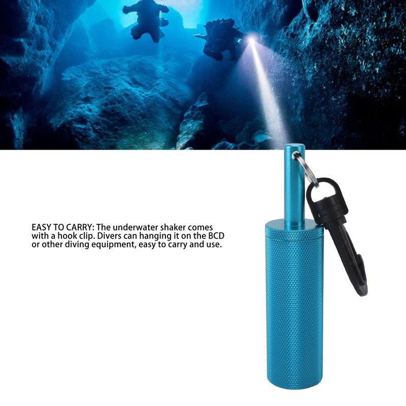 Signal Bell Diving Stick Noise Maker Crisp Sound Aluminum Alloy