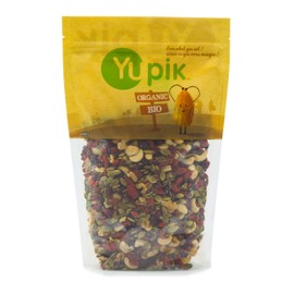 Yupik Trail Mix, Organic Goji Sport, 2.2 lb, An organic mix of pumpkin seeds, cashews, walnuts, cranberries, goji berries (Pack of 6)