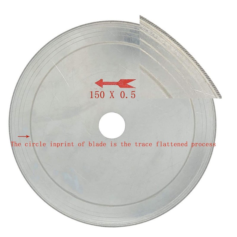 𝐉𝐔𝐍𝐋𝐈𝐗𝐍 5 Pcs Thin Lapidary Saw Blade, 6 inch Dia