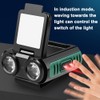 Portable Cap Clip Headlamp Outdoor Camping Fishing Headlight Waterproof Hat