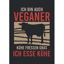 Notizbuch A4 liniert mit Softcover Design: Männer Grill Spruch Fleisch Liebe Fleischesser BBQ Geschenk: 120 linierte DIN A4 Seiten