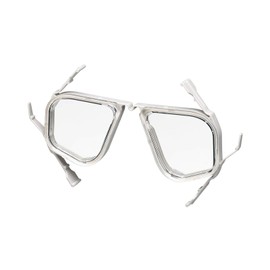 Reef Tourer Snorkel Prescription Lens for Underwater Mask 1 Frame 2 Lenses Set -3.0 Light Grey RA0509