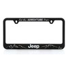 Jeep Black Plastic License Plate Frame Holder - Let The