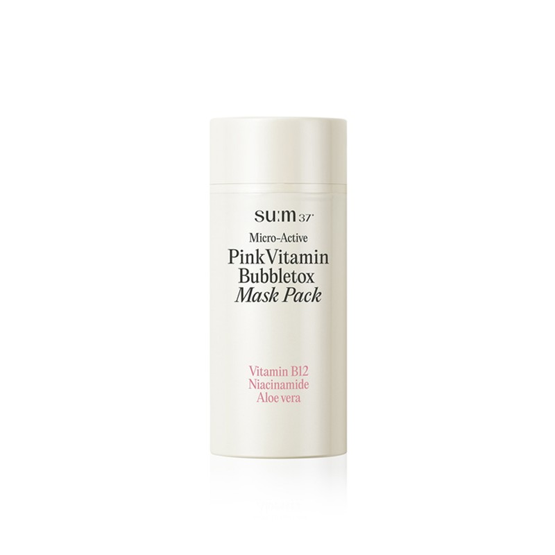 Breath 37 degrees Sum37 Microactive Pink Vitamin Bubble Tox Mask