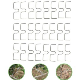 alblinsy Fruit Tree Branch Puller Tying Machine Farm Tools New Plum Tree Open Angle Pull Branch stereotyped Branch Bending Tool Used to Support The Growth and Fruiting of Branches (M-3.15" 24PCS)