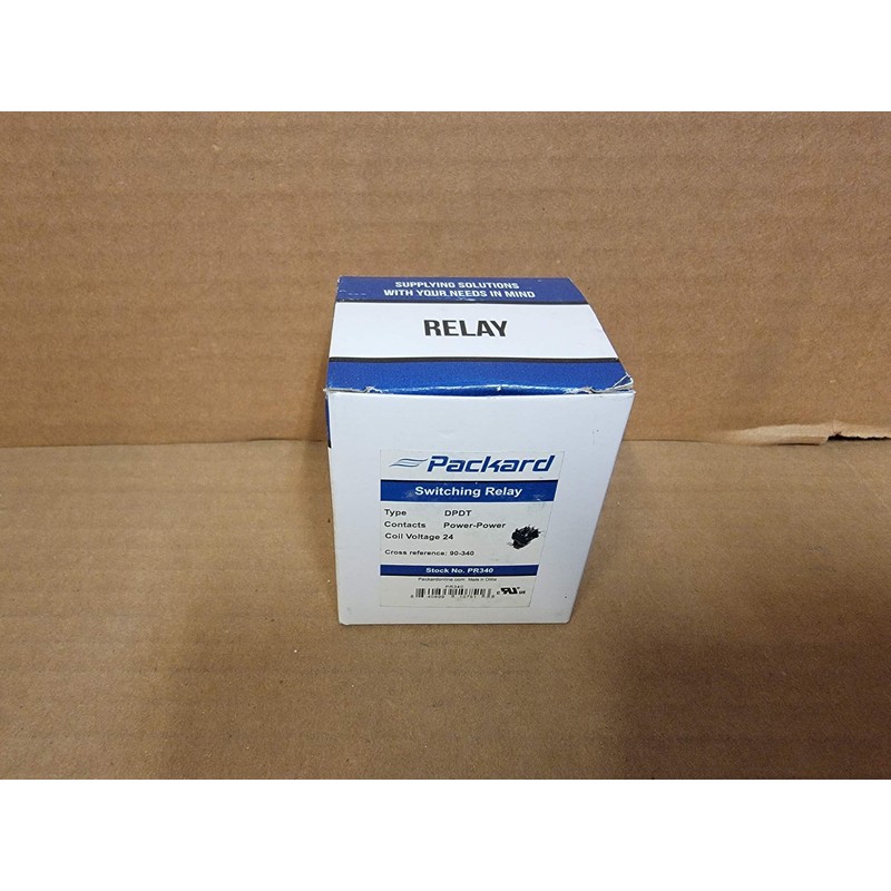 Packard Pr340 Switching Relay Dpdt- 24 Coil Voltage