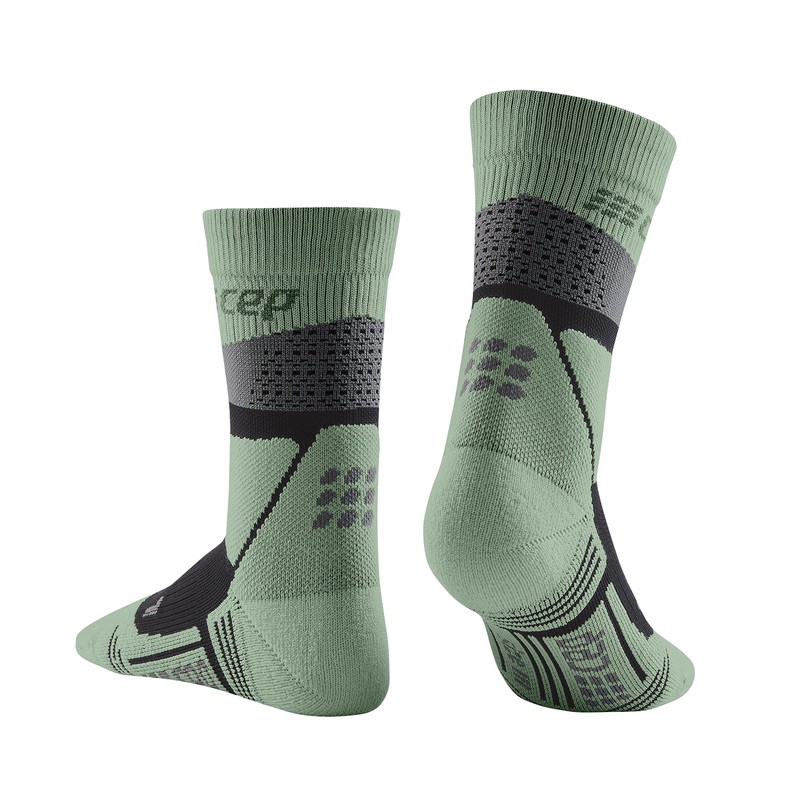 CEP - HIKING MAX CUSHION COMPRESSION MERINO MID CUT SOCKS