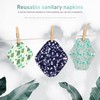 Viedouce washable panty liners, super absorbent bamboo sanitary towel, reusable