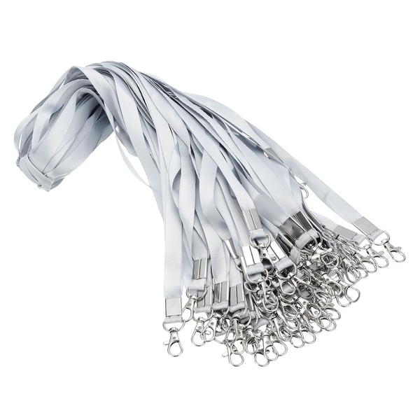 PATIKIL 48cm Lanyards Bulk, 50pcs Teacher Lanyards for ID Badges