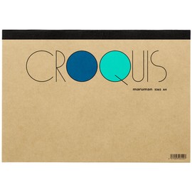 Maruman Sketchbook A4 Croquee Pad, White Croquee Paper, 100 Sheets S262