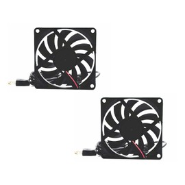 5V 0.25A 80mm USB Computer Case Cooling Fan, 80x10mm Brushless DC Cooler Fan, Quiet Operation, Sleeve Bearing, USB Connector for PC, Laptop, and Electronics Cooling (8cm)