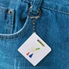 Azeeda 'Fireworks Exploding With Colour ' Keyring Tape Measure/Spirit Level
