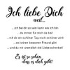Wooden Sign Printed | "I Love You" | 15 x