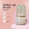 Glamorous Gem 360° Rotating Makeup Brush Holder with Lid |