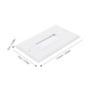 TEHAUX Brush Wall Plate Cable Pass Through for Wall Mount
