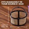 Reusable Keurig Mesh Coffee Filter Basket for K Duo, K-Duo