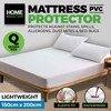 Queen Bed Mattress PVC Protector Cover Waterproof Fitted with Elastic