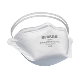 セーフラン安全用品 GERSON サージカルN95マスク くちばし型折たたみ式 50枚入 アメリカ製 JU001
