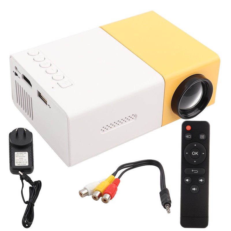 Mini Stylish Home Theater Portable LED Projector High Definition Support