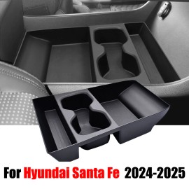 Unbranded Center Console Lower Organizer Tray Cup Holder For Hyundai Santa Fe 2024-2025