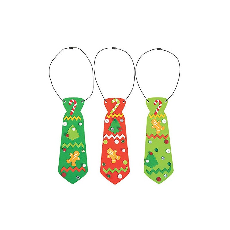Fun Express Foam Ugly Christmas TIE CK